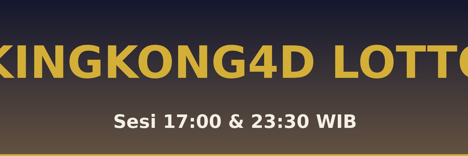 Kingkong4D Lotto Kamang Baru